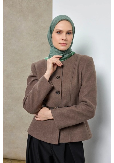 Silk Home Labirent Desen Lyocell Monare Eşarp - 6424 Çam Yeşili