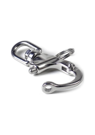 Fırdöndülü Mandar Kilidi Snap Shackle 304 Paslanmaz Marin 22 MM