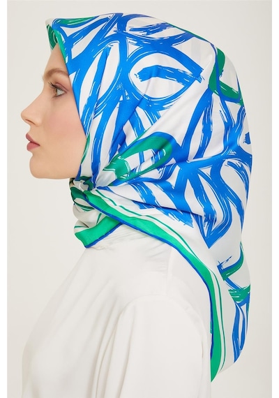 Armine Sura İpek Eşarp 24ya9123 54 - Desenli