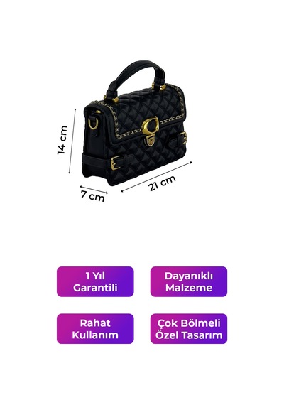 Kriste Bell Kadın Çanta Siyah 26466 Siyah