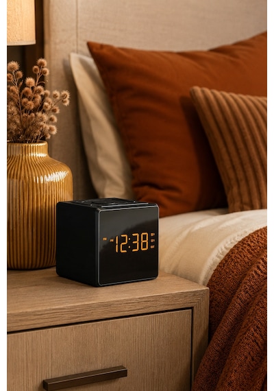 Philips Tar4500/10 Fm Saatli Radyo Çift Alarm Büyük Led Ekran Usb-c Telefon Şarjlı Dijital Çalar Saat