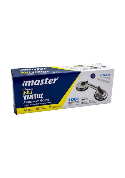 Master 507606 Alüminyum Gövde İkili Cam Vantuzu