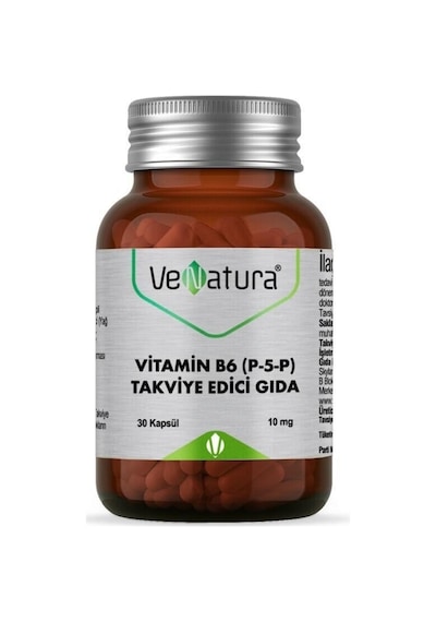 Venatura Vitamin B6 P - 5 - P Takviye Edici Gıda 10 MG x 30 Kapsül