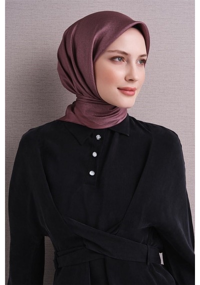 Armine İpek Eşarp 2027 Kış - 9601-04 Gül Kurusu Twill