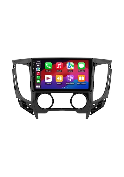 Mitsubishi L200 Android Multimedya 2015-2017 Manuel Carplay Android Auto Navigasyon 6gb Ram 64gb 9"