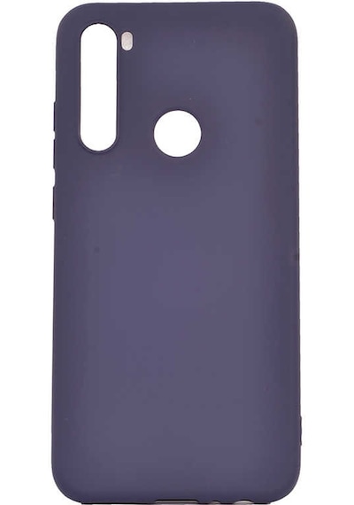 Noktaks - Xiaomi Uyumlu Xiaomi Redmi Note 8 - Kılıf Mat Soft Premier Silikon Kapak - Lacivert T10058 Lacivert