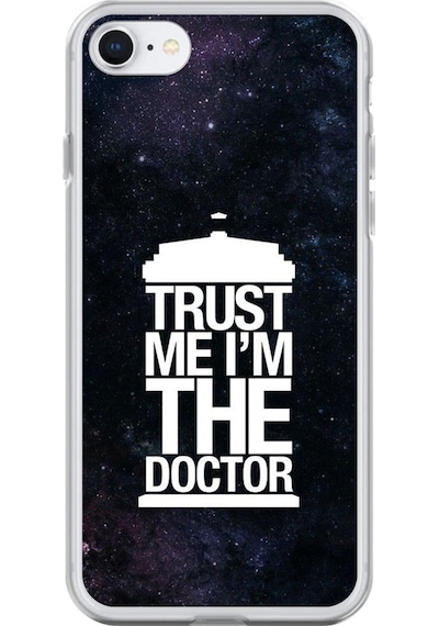 Apple Uyumlu iPhone 6 Plus Şeffaf Kılıf Doctor Who Tasarımlı