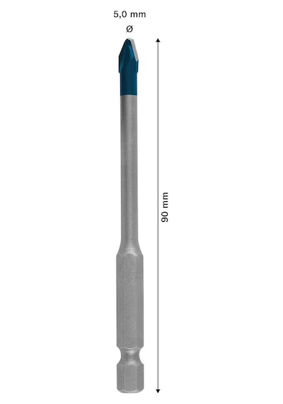 Bosch Expert Hex-9 Hardceramic Delme Ucu 5 X 90 Mm  - 2608900589