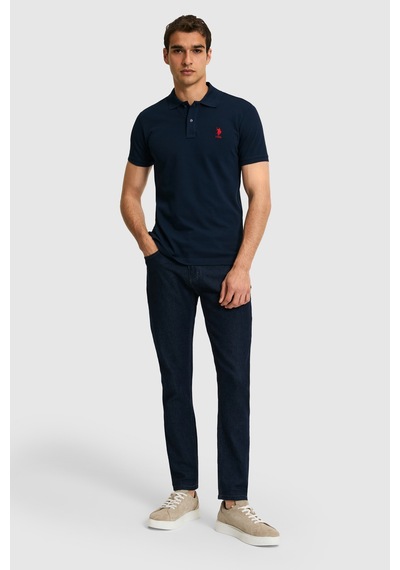 U.s. Polo Assn. Erkek Lacivert Tişört Basic 50322304-vr033