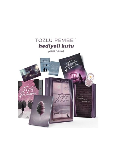 Tozlu Pembe 1 Ciltli Yan Boyamalı Hediyeli Kutu - Fglt-759797