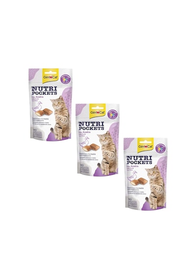 Gimcat Nutri Pockets Ördekli Kedi Ödülü 3 x 60 G
