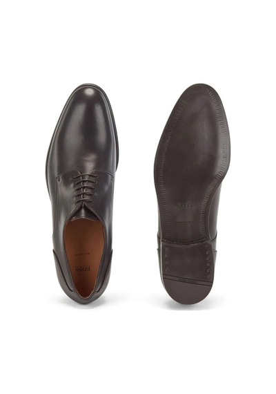 Boss Eton Derb 50385297 Made İn Italy El Yapımı Kahverengi Kahverengi