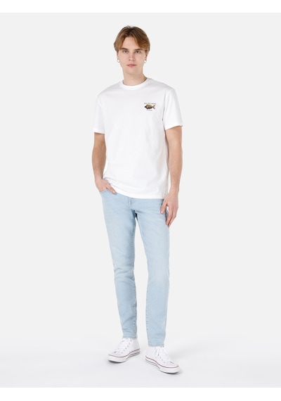 Colin's Colins 041 Danny Dar Kesim Düşük Bel Düz Paça Mavi Erkek Pantolon DENİM