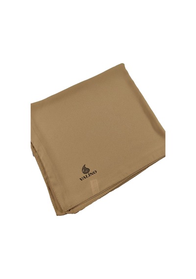 Mim Eşarp Mısırlı Eşarpları Queen Krep Düz Renk Eşarp 110x110 Cm Gold