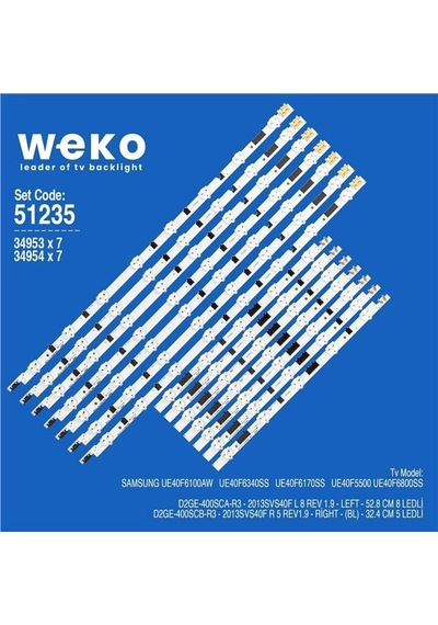 Wkset-6235 34953x7 34954x7 D2ge-400sca/b 14 Adet Led Bar Tvnizi Açıp İçindeki Led Barla Birebir Aynısı Olduğunu Görmeden Almayınız. Sonrasında İade Almamaktayız. Beyaz Wkset-6235 34953x7 34954x7 D2ge-400sca/b 14 Adet Led Bar Tvnizi Açıp İçindeki Led Barla Birebir Aynısı Olduğunu Görmeden Almayınız. Sonrasında İade Almamaktayız. Beyaz