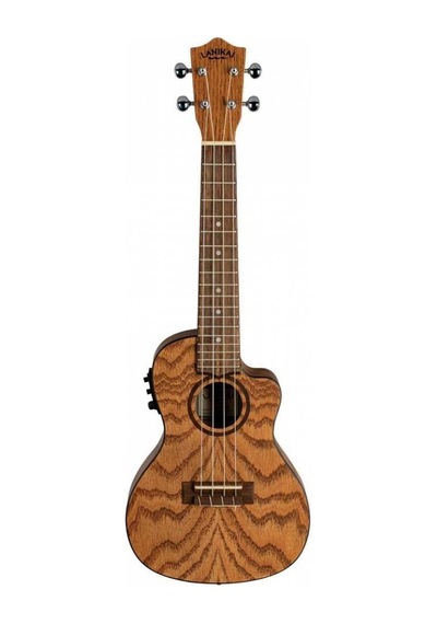 Lanikai Oa-cec Meşe Oak Concert Elektro Ukulele Kesik Kasa Sa