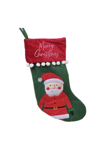 Karaca Home Kararca Home New Year Yılbaşı Santa Hediye Çorabı 16x8,5 Cm