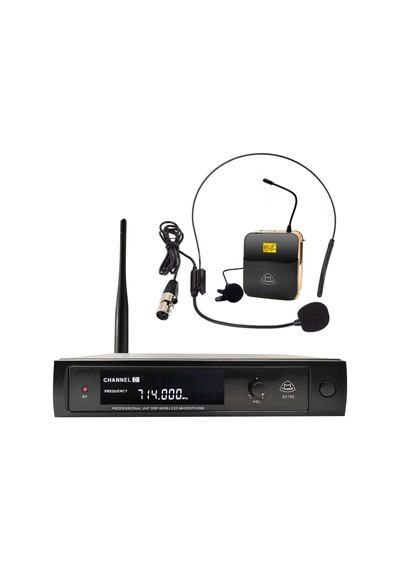 MİKROFON KABLOSUZ 1YAKA/1HEADSET UHF COOMA B-2798