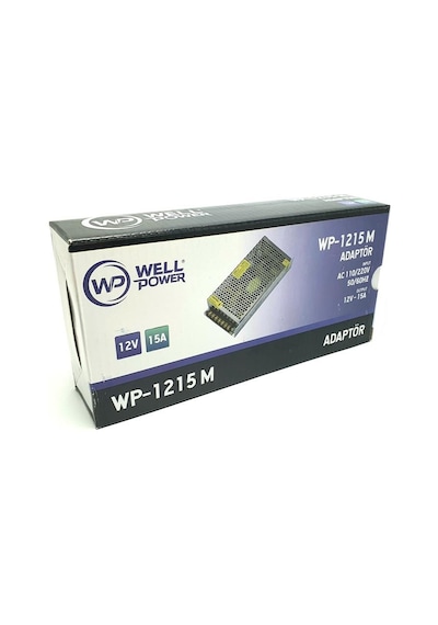 Wellpower 12Volt 15Amper Adaptör Metal Kasa