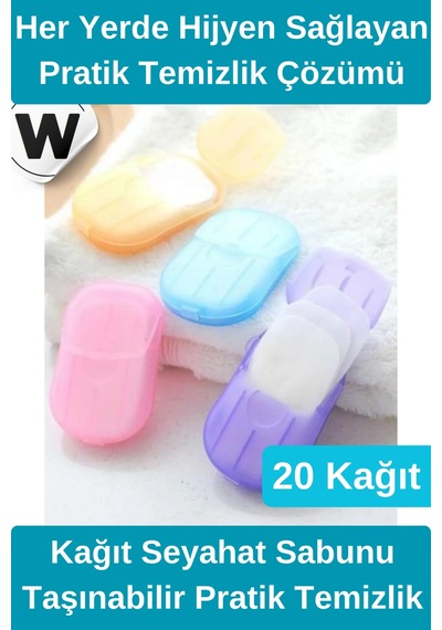 Kağıtsabun Özel Üretim Kağıt Seyahat Sabunu Kamp Outdoor Hijyenik Taşınabilir Pratik Temizlik Yapra Aloe Vera