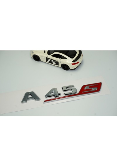 Dk Benz A 45s Bagaj Krom Kırmızı Abs 3m 3d Yazı Logo