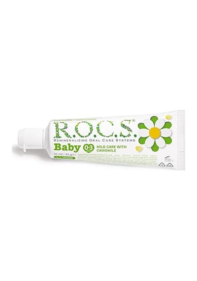 Baby 0-3 Yaş Papatya Özlü Florürsüz Bebek Diş Macunu 1 X 45 G