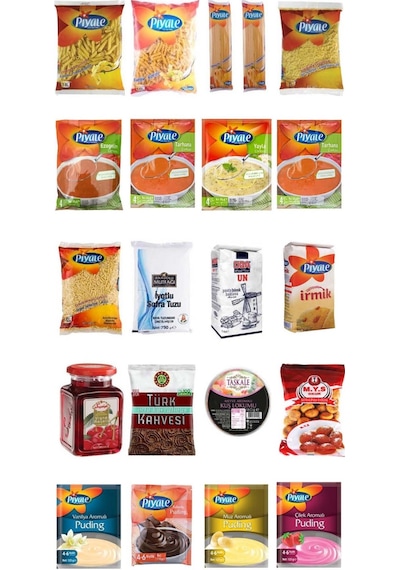 Blueden Gıda Paketi 21 Parça 8 Nolu Paket