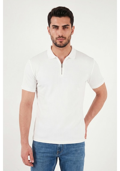 Buratti Erkek Polo Yaka T Shirt 5902738 Ekru Ekru
