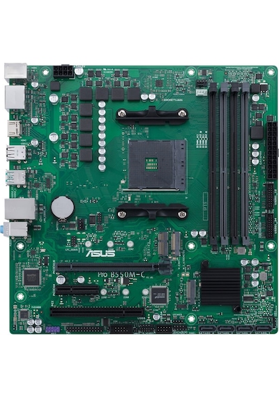 Asus Pro B550M-C/CSM AMD B550 4600 MHz (OC) DDR4 Soket AM4 mATX Anakart