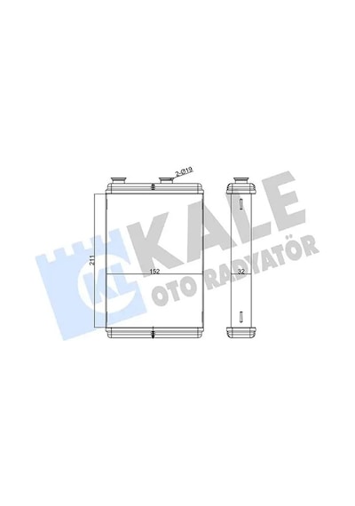 Fiat Doblo Kalorifer Petegi 1.9 2001-2012 Kale 346365