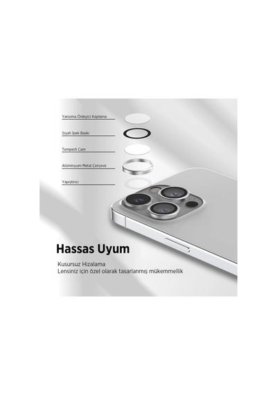 Bix Apple Uyumlu iPhone 14 Pro / 14 Pro Max Safir Lens Koruyucu 3d Kamera Camı 9h Premium Lens Kapağı Uzay Siyahı Bix Apple Uyumlu iPhone 14 Pro / 14 Pro Max Safir Lens Koruyucu 3d Kamera Camı 9h Premium Lens Kapağı Uzay Siyahı