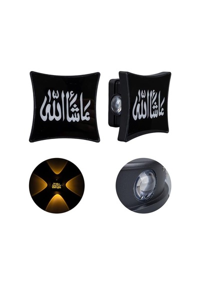 Powermaster Pm-24448 3000k Maşallah Dekoratif Led Duvar Aplik Siyah