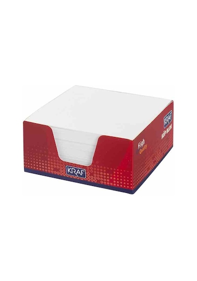 Kraf Beyaz Küp Blok Kağıt 9x9 CM 500 Adet