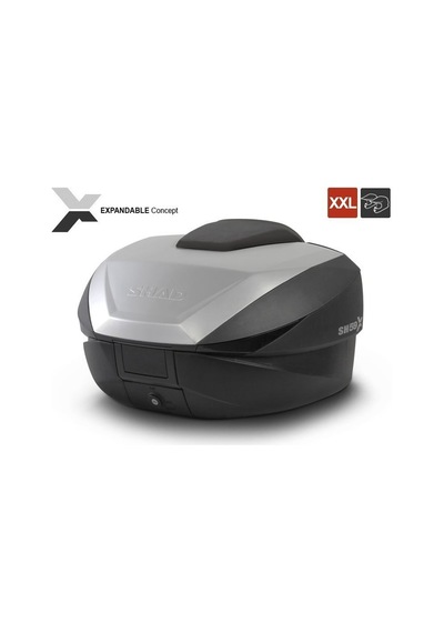 Shad Sh-59x Premium Aluminyum Arka Çanta Karbon Siyah Siyah