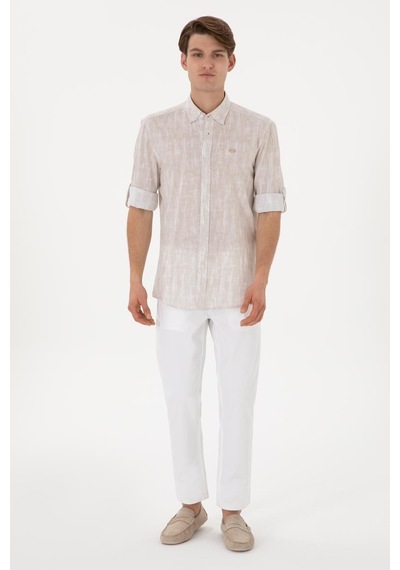 U.s. Polo Assn. Erkek Kanvas Pantolon 2098513 Beyaz