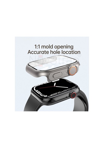Watch Seri 8 7 41mm Için Watch Ultra Dönüştürücü Kasa Ve Ekran Koruyucu Uyumlu