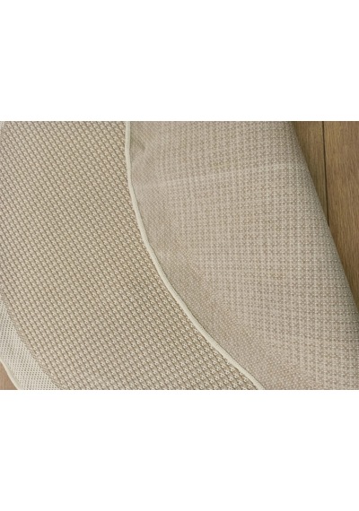 Çam Halı Sisal 9427 Krem / Bej Bordürlü Jüt Sisal Kilim - 80x150