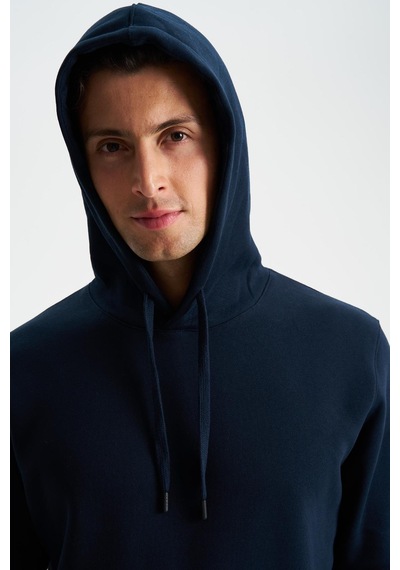 AR-MA Arma Şık Erkek Regular Fit Basic 3 İplik Şardonlu Kanguru Cepli Kapüşonlu Sweatshirt 001