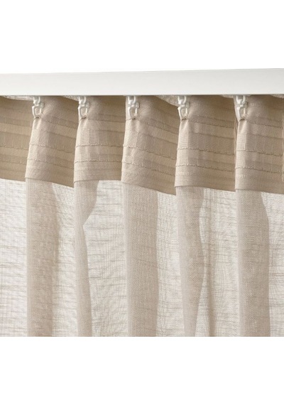 Ikea Hallebracka Tül Perde 145x300 Cm Açık Bej