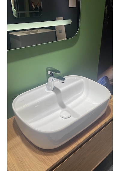 Cerastyle Turkuaz Aqua Tezgah Üstü Lavabo