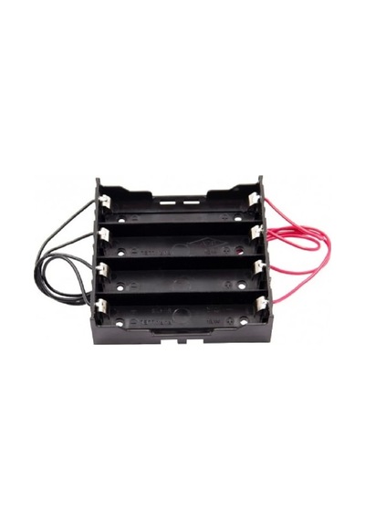 18650 Pil Yuvası 4 Lü Paralel 4 Adet 3.7v Paralel Lityum Lion Batarya Kutusu Mobil Güç Kaynağı