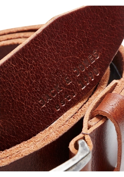 Jack & Jones Jacpaul Leather Belt Noos Erkek Antrasit Kemer - 12111286