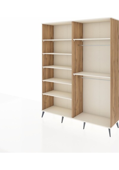 Hyperion Gardrop 7 Raflı 2 Askılı 176x44x221 Çam-aytaşı Aytaşı Hyperion Gardrop 7 Raflı 2 Askılı 176x44x221 Çam-aytaşı Aytaşı