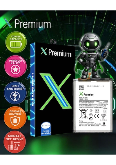 Samsung Uyumlu A12 A125 Batarya Pil Süper Yüksek Kalite 5000 Mah Xpremium