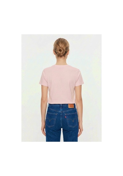 Levi's Favorıte Tonal Rhınestone Club Kadın Pembe Taş Detaylı Bisiklet Yaka T-shirt 008bx-0009-24649