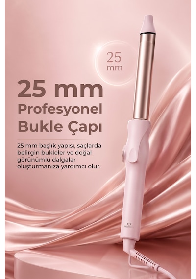 Ks-625 Profesyonel Dijital Saç Maşası 25 Mm, Led Ekranlı, 140-200 C Isı Ayarlı