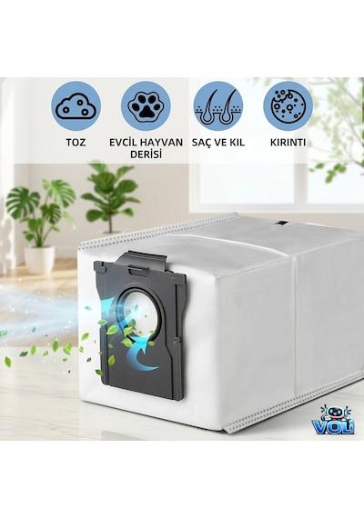 Dreame X40 Ultra L40 Ultra Toz Torbası Yedek 2 Adet Diğer