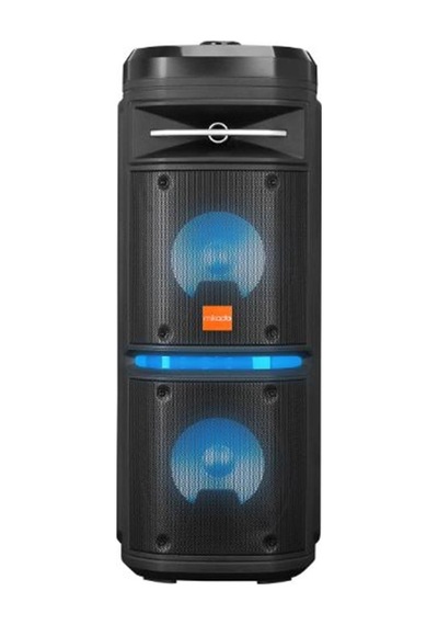 Mikado Md-bt107 30w Usb-bt-tf-tws Led Işıklı Kablosuz Mikrofonlu Toplantı-parti Kule Hoparlör