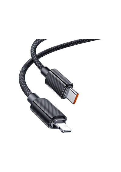 Ayrex Mcdodo Ca-3660 Crystal Serisi Type-c To Lightning 36w Pd Hızlı Şarj Ve Veri Aktarım Örgü Kablo Siyah 1.2m Diğer