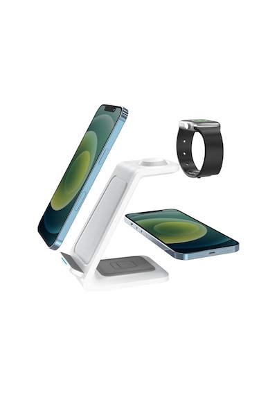 3 İn 1 Kablosuz Telefon Saat Şarj Standı 20w Wireless Stand